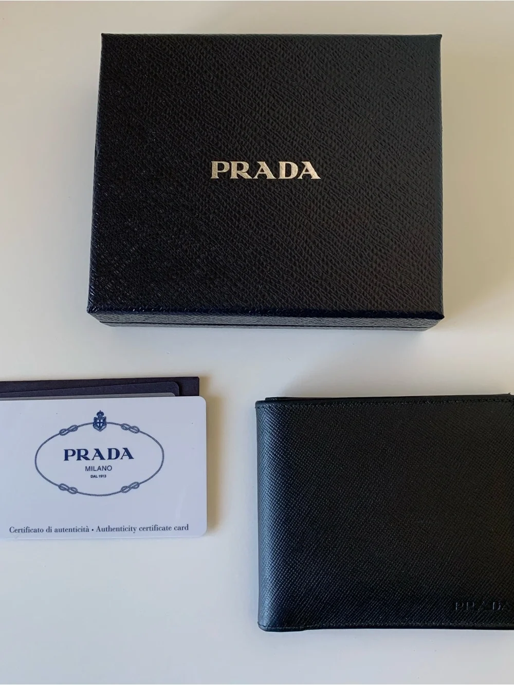 Prada Men’s Saffiano Leather Wallet